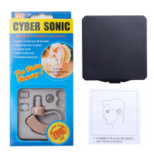 Load image into Gallery viewer, Portable Hearing Aid Mini Ear Sound Amplifier Adjustable Ear Hearing Amplifier Aid Kit Tone Hearing Aids for the Deaf/Elderly
