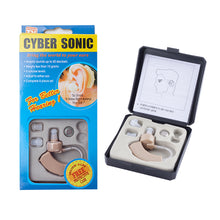 Load image into Gallery viewer, Portable Hearing Aid Mini Ear Sound Amplifier Adjustable Ear Hearing Amplifier Aid Kit Tone Hearing Aids for the Deaf/Elderly
