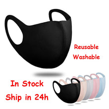 Load image into Gallery viewer, Black Mouth Mask Anti Dust Mask Activated Carbon Windproof Mouth-muffle Face Masks Fast Ship
